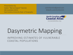 Dasymetric Mapping - NC GIS Conference