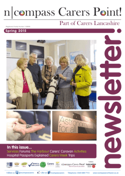 Newsletter &acirc; Spring 2015 - N