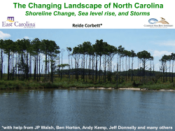 The Changing Landscape of North Carolina.