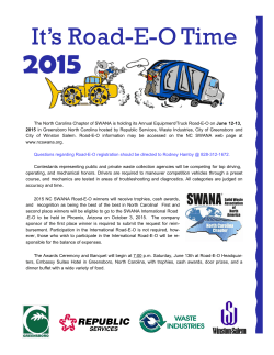2015 Road-E-O Information and Registration - nc