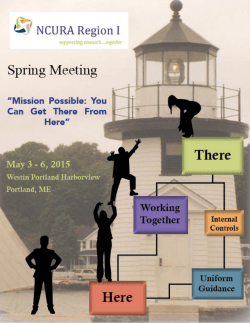 2015 Spring Meeting Program