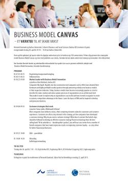 Business Model Canvas - NetvÃ¦rk Danmark A/S