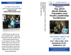 The 2015 North Dakota Transition and Youth Leadership Conference