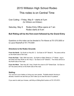 2015 Williston High School Rodeo This rodeo is on Central Time