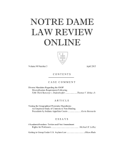 View Full PDF - Notre Dame Law Review