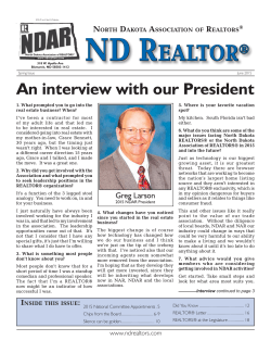 ND REALTOR REALTORÂ® - North Dakota Association of REALTORS