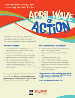 April Wave of Action