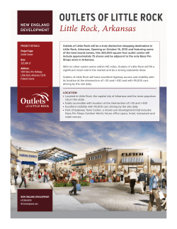 Outlets of Little Rock Factsheet
