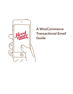 A WooCommerce Transactional Email Guide