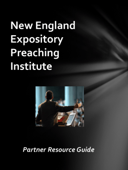 New England Expository Preaching Institute