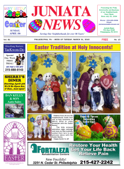Easter Tradition at Holy Innocents!
