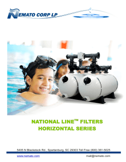 National Lineâ¢ NFS-Series Horizontal Filters
