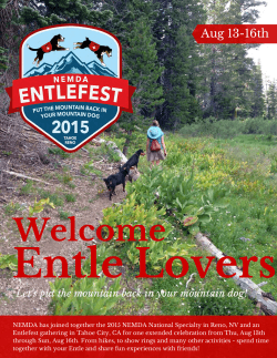 2015 National Specialty - National Entlebucher Mountain Dog