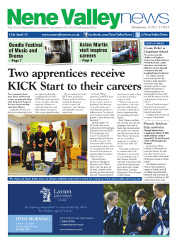 Two apprentices receive KICK Start to their careers