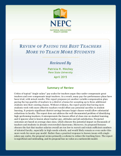 Reviewed By - National Education Policy Center