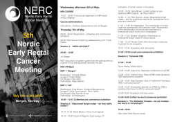 flyer for NERC 2015