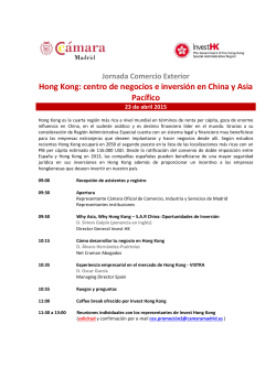 Hong Kong: centro de negocios e inversiÃ³n en China