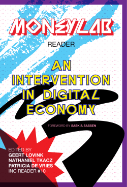 MoneyLab reader: an intervention in digital economy