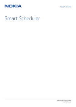LTE. Smart Scheduler