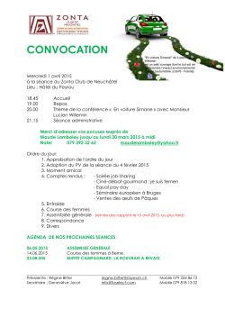 Convocation sÃ©ance avril 2015