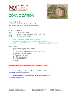 Convocation sÃ©ance juin 2015