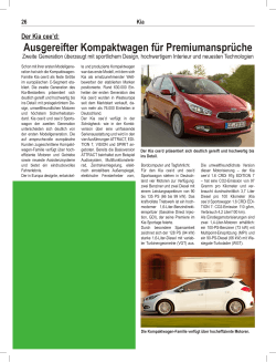 Kia - Neue Autos in Oberbayern