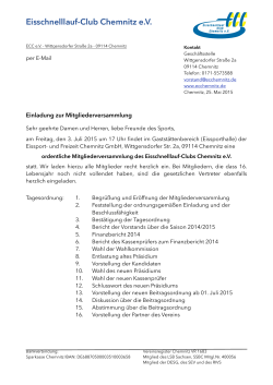 Einladung MV 03072015 - Eisschnelllauf Club Chemnitz