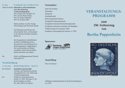 Bertha Pappenheim - Neu