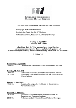 2015-04-08 Mitteilungsblatt KW15 - Waldrems-Maubach