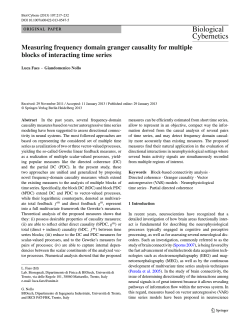 Measuring frequency domain granger causality for multiple blocks of