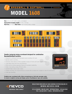 Model 1608 Product Specs