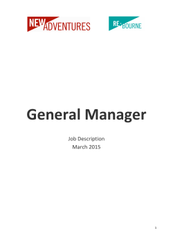 General Manager Application Pack