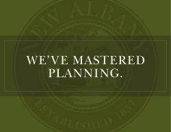 we`ve mastered planning. - New Albany Economic Development