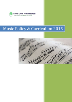 NGPS Music Policy & Curriculum 2015