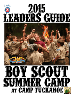 CAMP TUCKAHOE - New Birth of Freedom Council