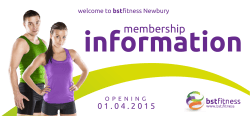 membership - bstFitness Newbury