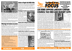 Parklands Ward Focus March 2015 - Newcastle upon Tyne Liberal