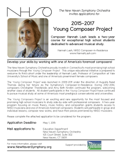 2015-2017 Young Composer Project