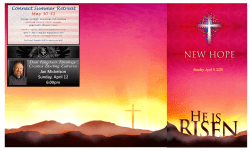April 5, 2015 - New Hope Assembly of God