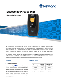 BS8050 Piranha Datasheet
