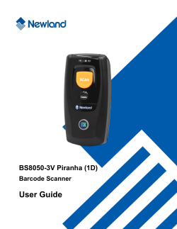 BS8050 Piranha Userguide