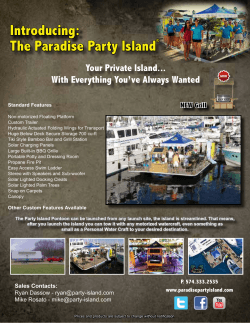 Introducing: The Paradise Party IslandÂ®