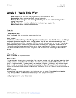 Week 1 - Walk This Way - NewPointe Community Church