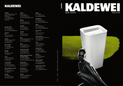 NEW ICONS 2015/16 - New Products from Kaldewei