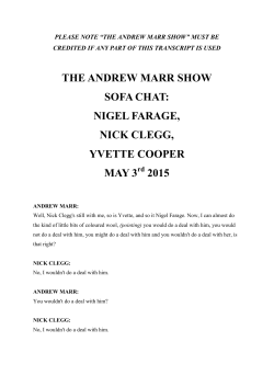 the andrew marr show sofa chat: nigel farage, nick