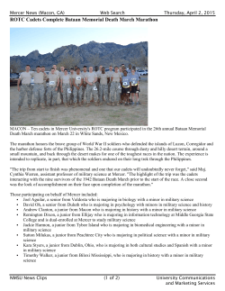 ROTC cadets complete Bataan Memorial Death March Marathon