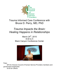Trauma Impacts the Brain: Healing Happens in Relationships