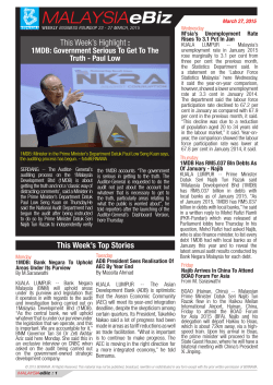 MALAYSIAeBiz - Bernama.com