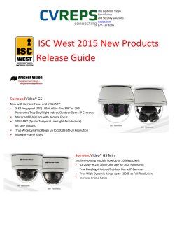 ISC West 2015 New Products Release Guide