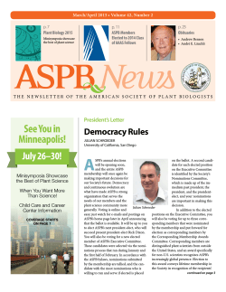 See You in Minneapolis! - ASPB News
